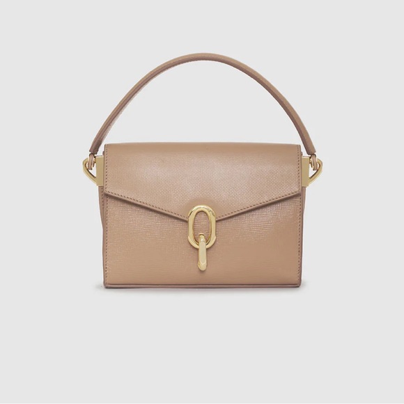 Anine Bing Bags Anine Bing Mini Colette Bag In Butterscotch Saffiano Poshmark